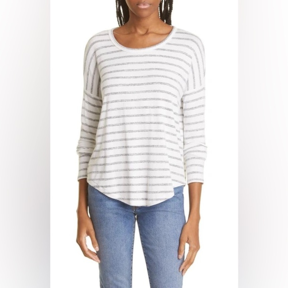 RAG & BONE xs the knit striped drop shoulder top
